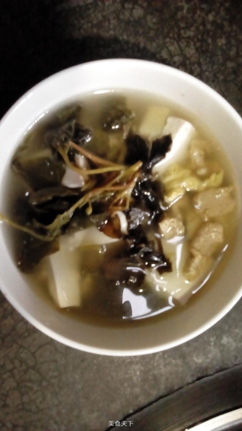 嫩豆腐魚腥草湯的做法步驟：3