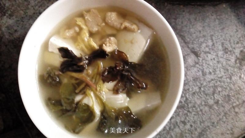 嫩豆腐魚腥草湯的做法步驟：2