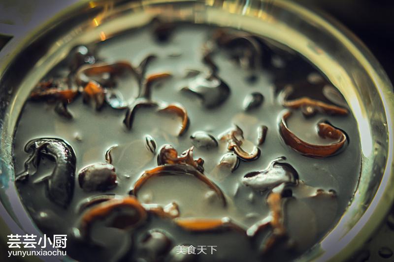 老醋木耳——清腸涼拌菜的做法步驟：1