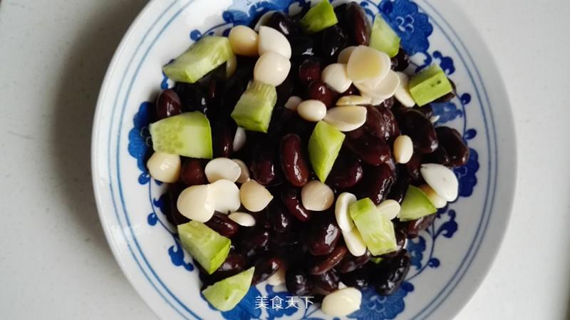黃瓜杏仁拌納豆的做法步驟：3