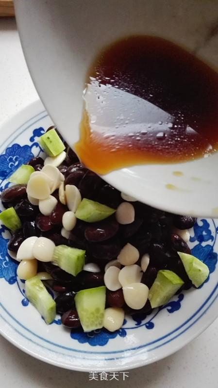 黃瓜杏仁拌納豆的做法步驟：5