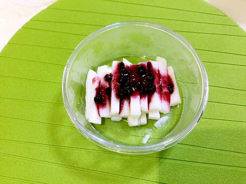 芒果山藥---夏日必備的做法步驟：7
