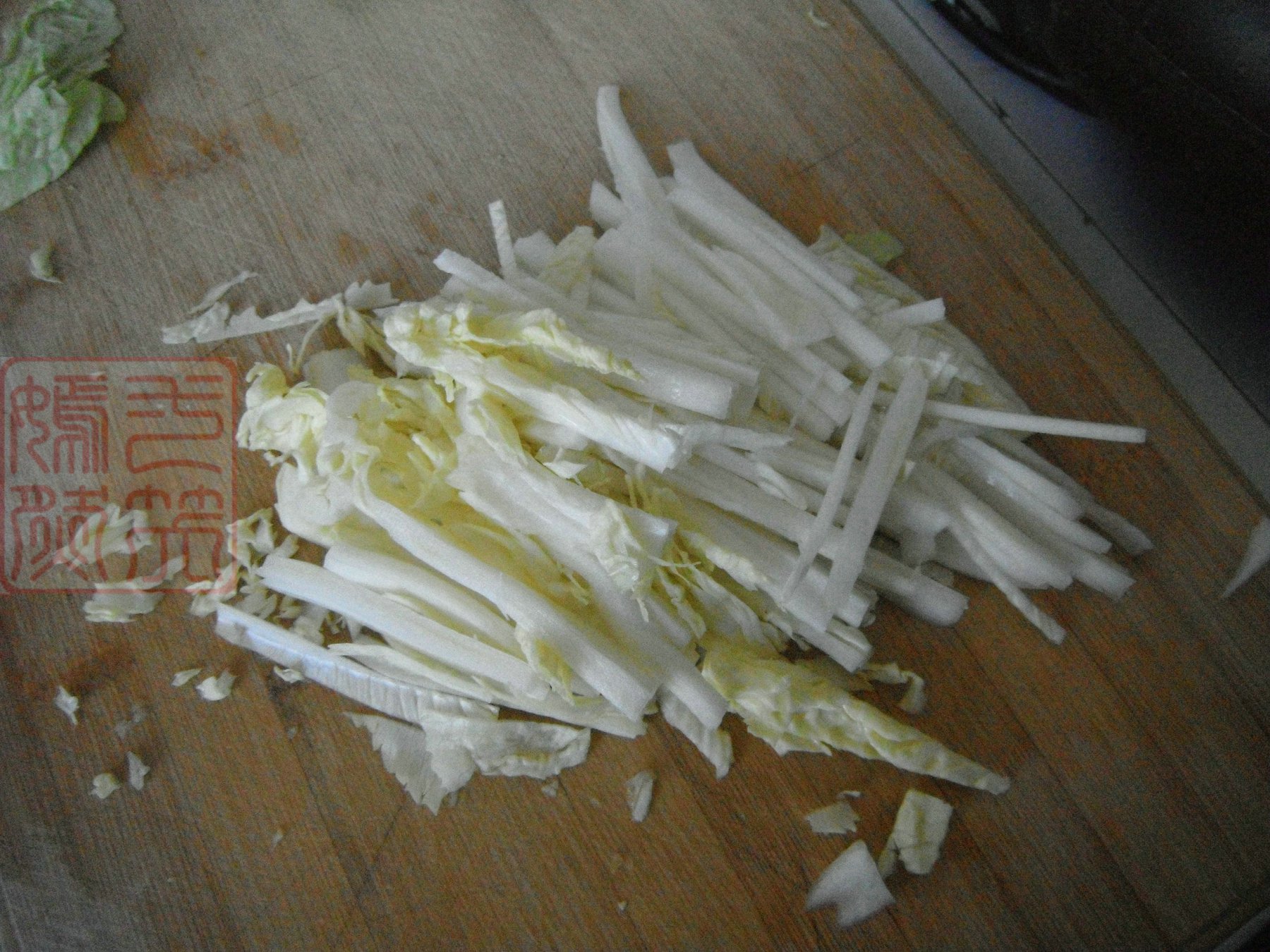 白菜心黃瓜拌豆腐絲的做法步驟：3