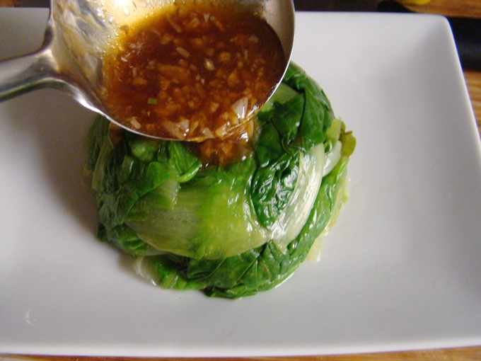 蚝油生菜的做法步驟：9
