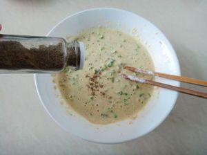 簡單做，健康吃——蔥花雞蛋燕麥餅的做法步驟：6