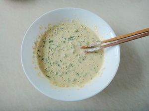 簡單做，健康吃——蔥花雞蛋燕麥餅的做法步驟：5