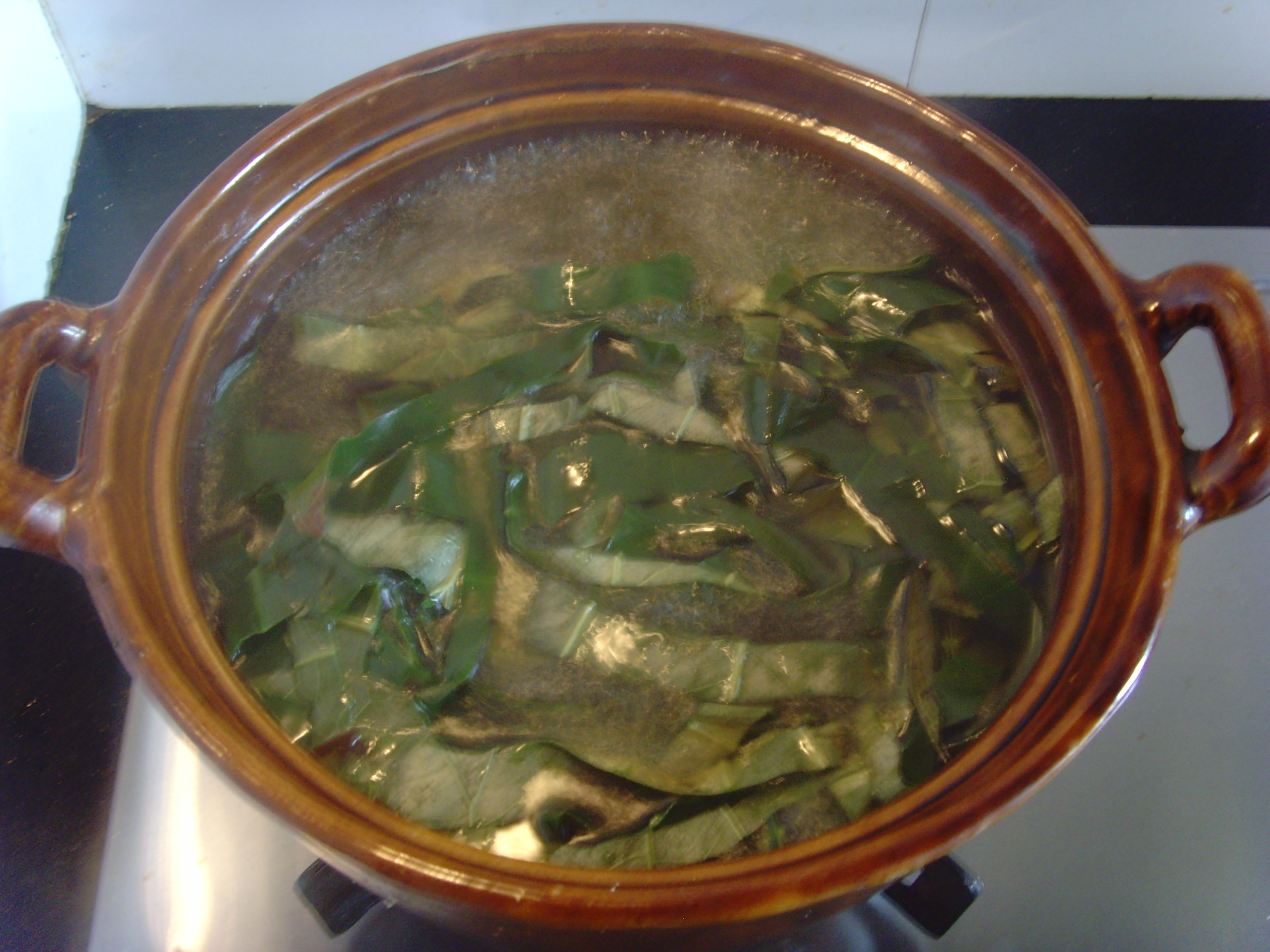 夏日沁人心脾的養生粥【荷葉蓮子粥】的做法步驟：4