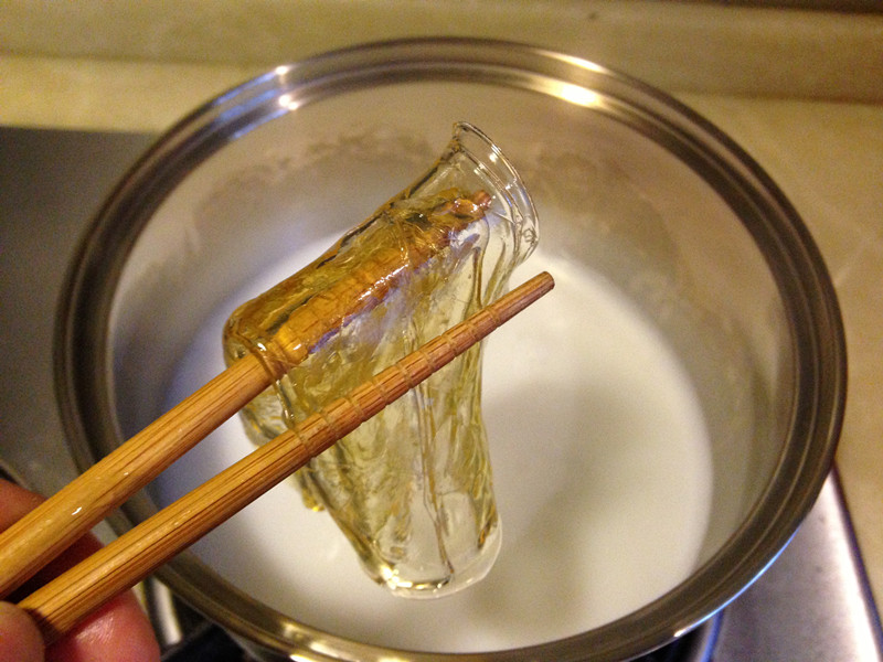 椰汁木瓜凍的做法步驟：2