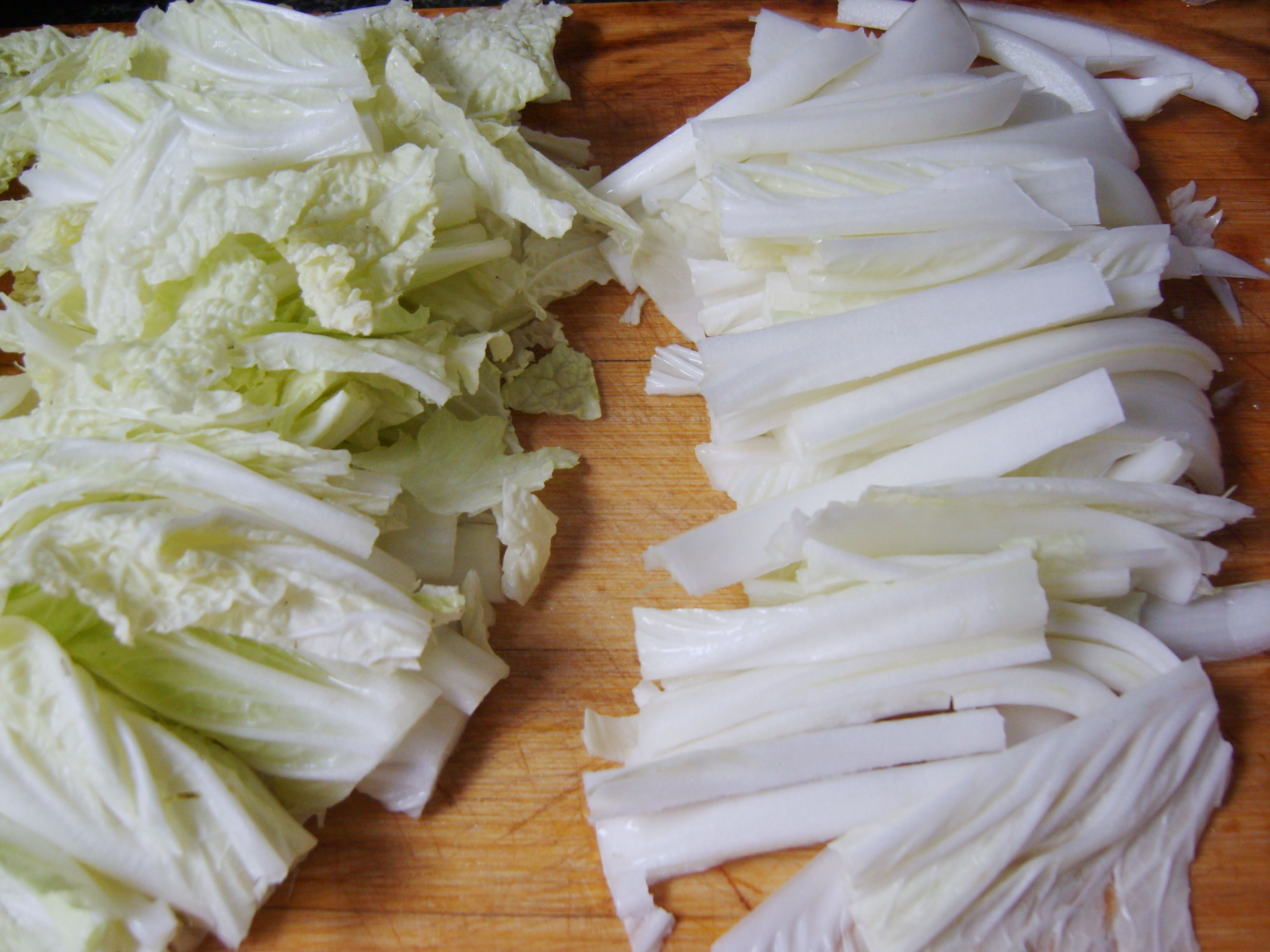 白菜炖老豆腐的做法步驟：5