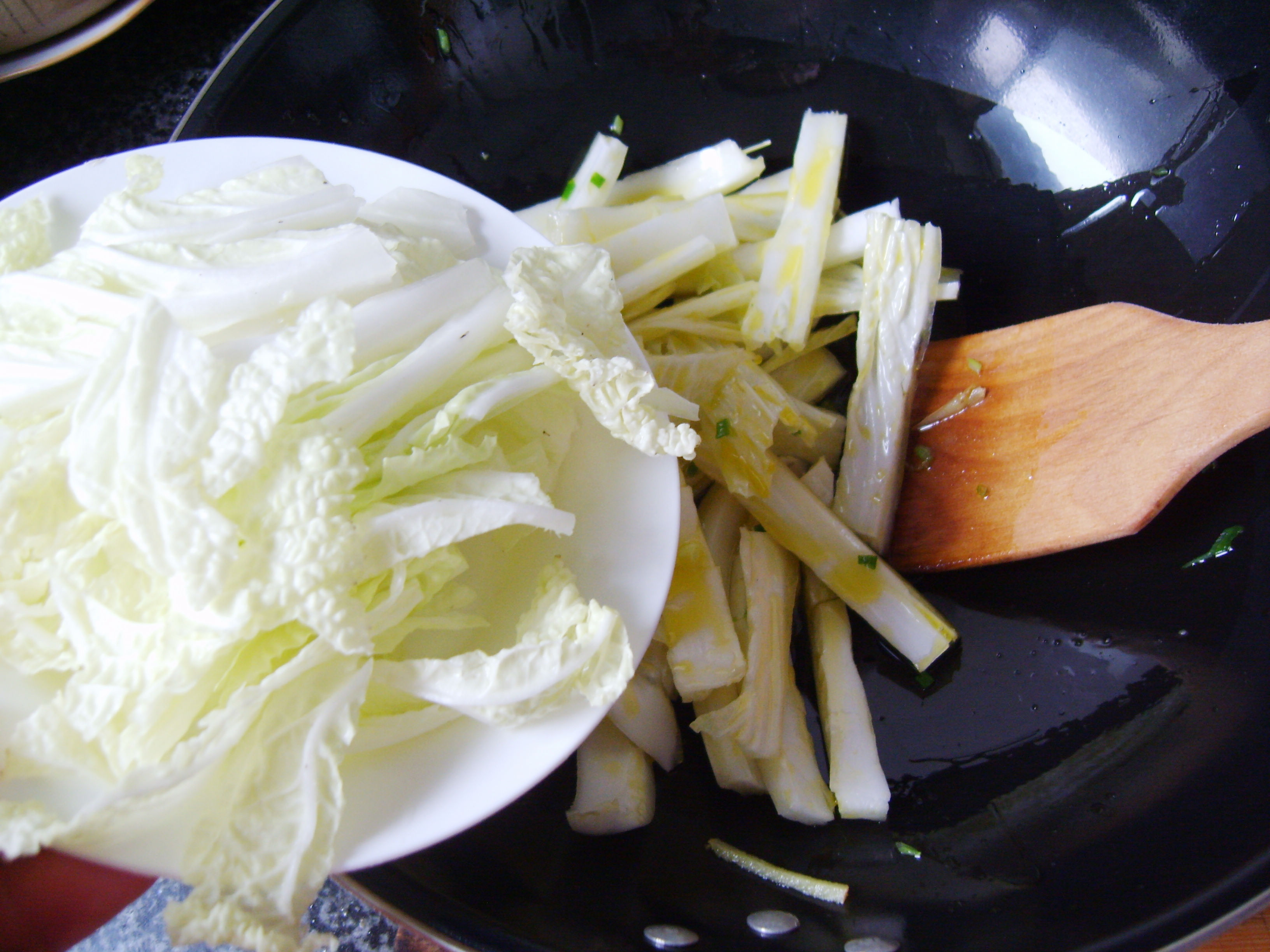 白菜炖老豆腐的做法步驟：7