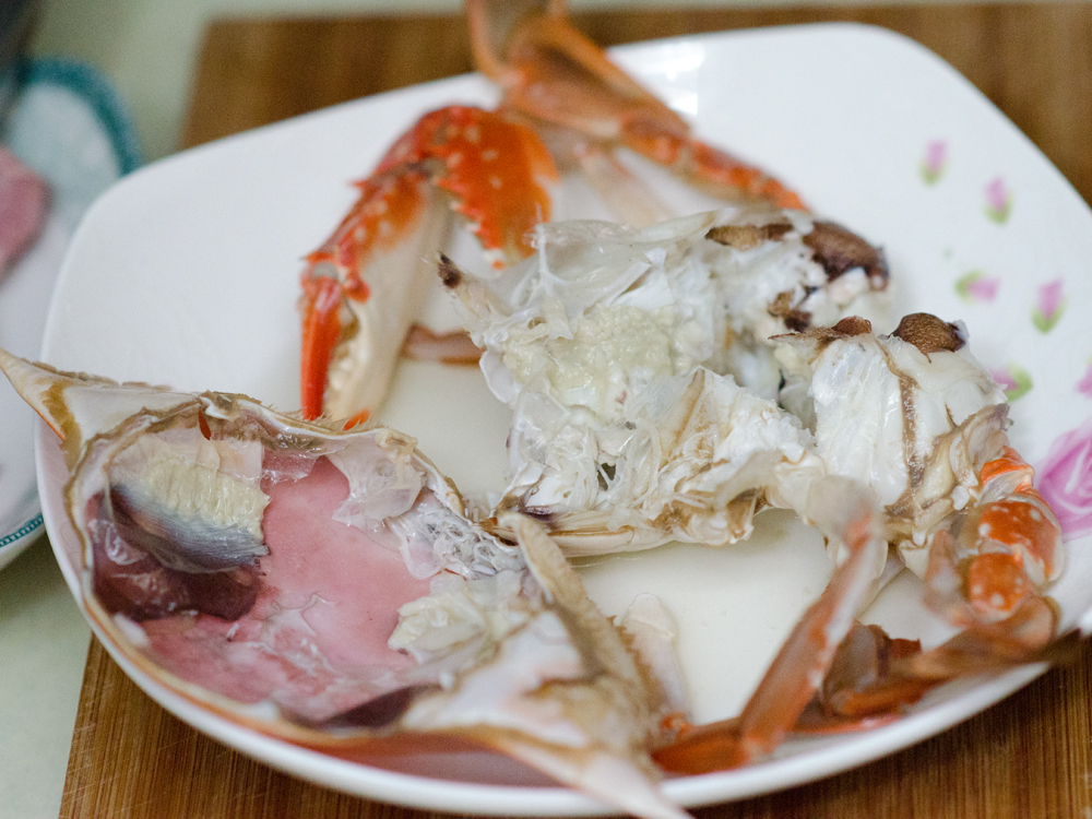 豆腐燒梭子蟹的做法步驟：6