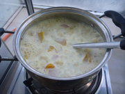 豆漿南瓜湯的做法步驟：15