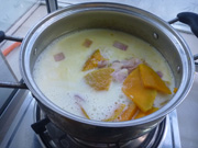 豆漿南瓜湯的做法步驟：14