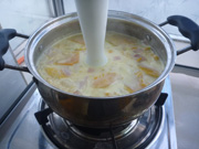 豆漿南瓜湯的做法步驟：16