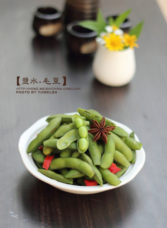 鹽水毛豆的做法步驟：12