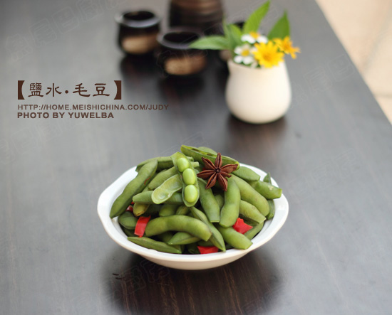 鹽水毛豆的做法步驟：14
