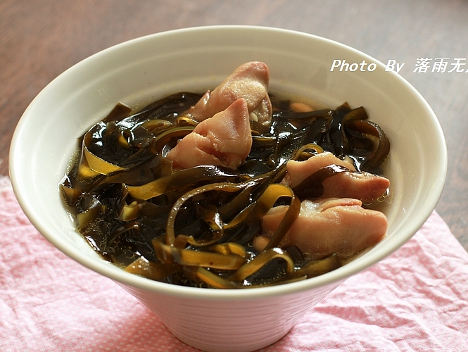 豬蹄海帶湯——穿過黑發你的手的做法步驟：8