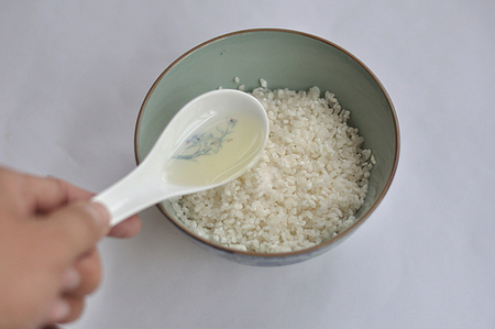 清新毛豆粥的做法步驟：2