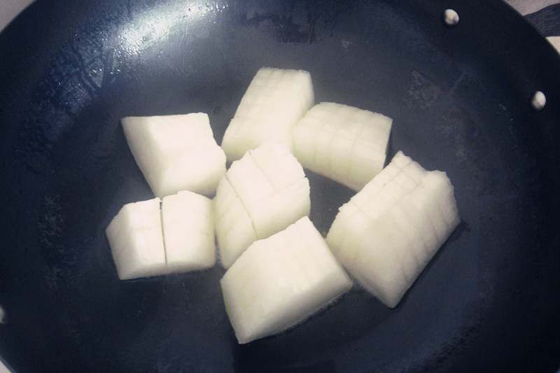 煎冬瓜---孩提時的味道的做法步驟：4