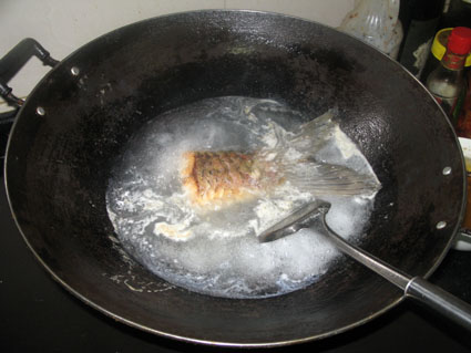 魚尾節瓜湯的做法步驟：5