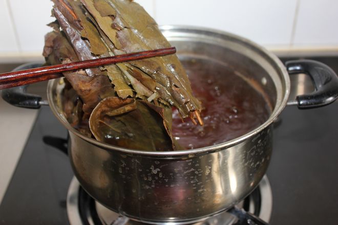 【品臻客五常稻花香粥米試用報告】荷葉蓮子涼粥的做法步驟：4
