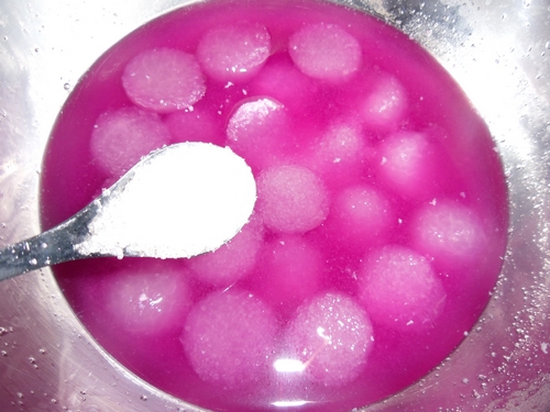 胭脂冬瓜球的做法步驟：10