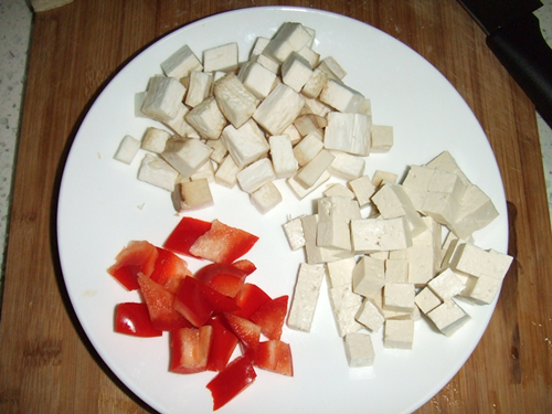 存著給寶寶的菜----『豌豆燴三鮮』的做法步驟：2