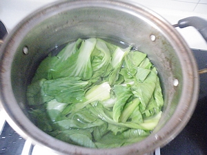 青菜瑤柱豆腐湯的做法步驟：4
