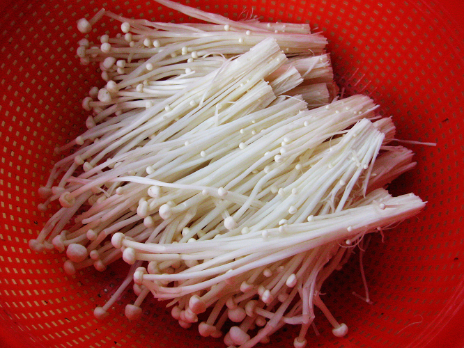 麻辣小涼菜——【拌金針菇】的做法步驟：1