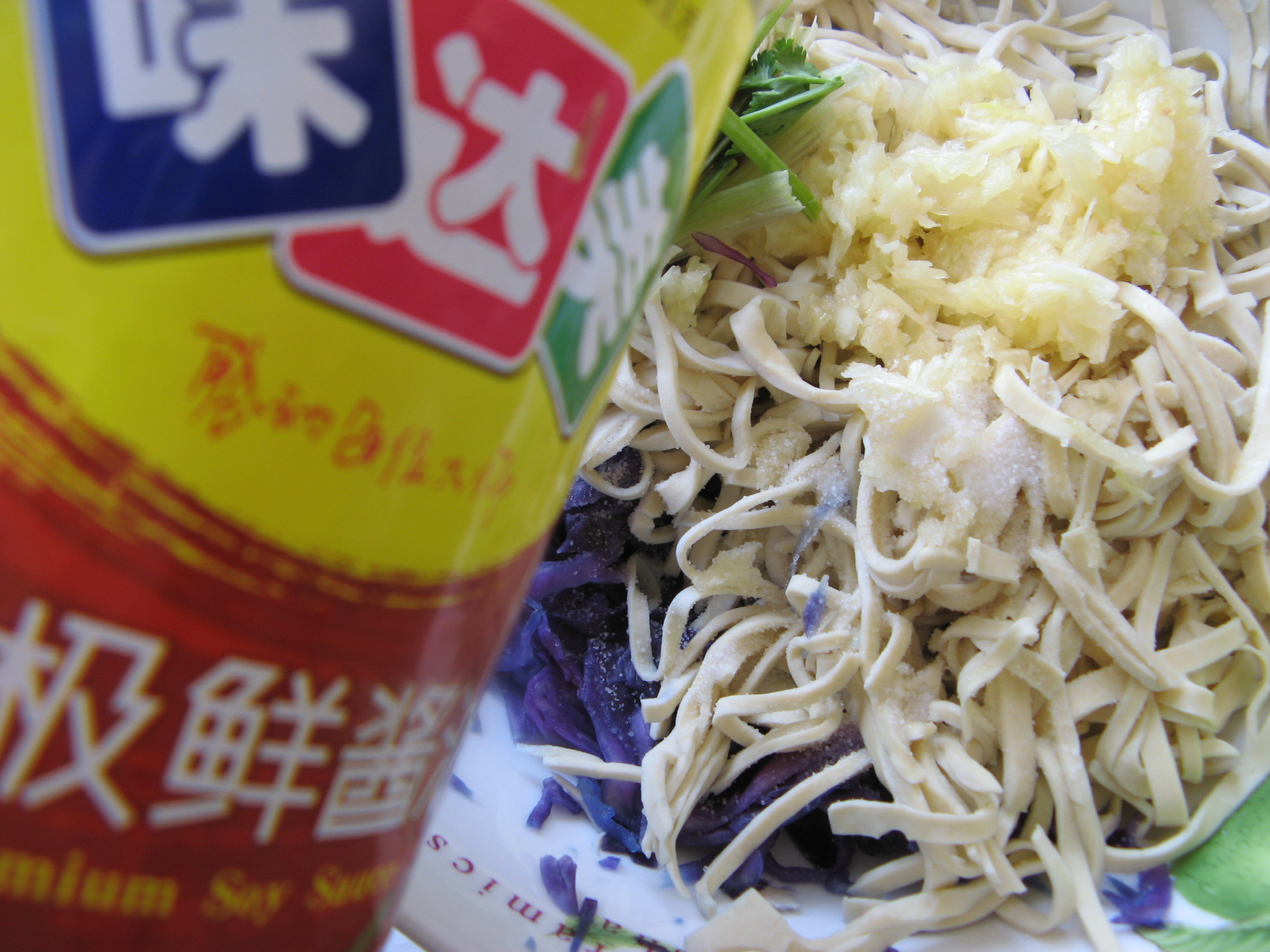 【如花美眷】紫甘藍拌豆腐絲的做法步驟：6