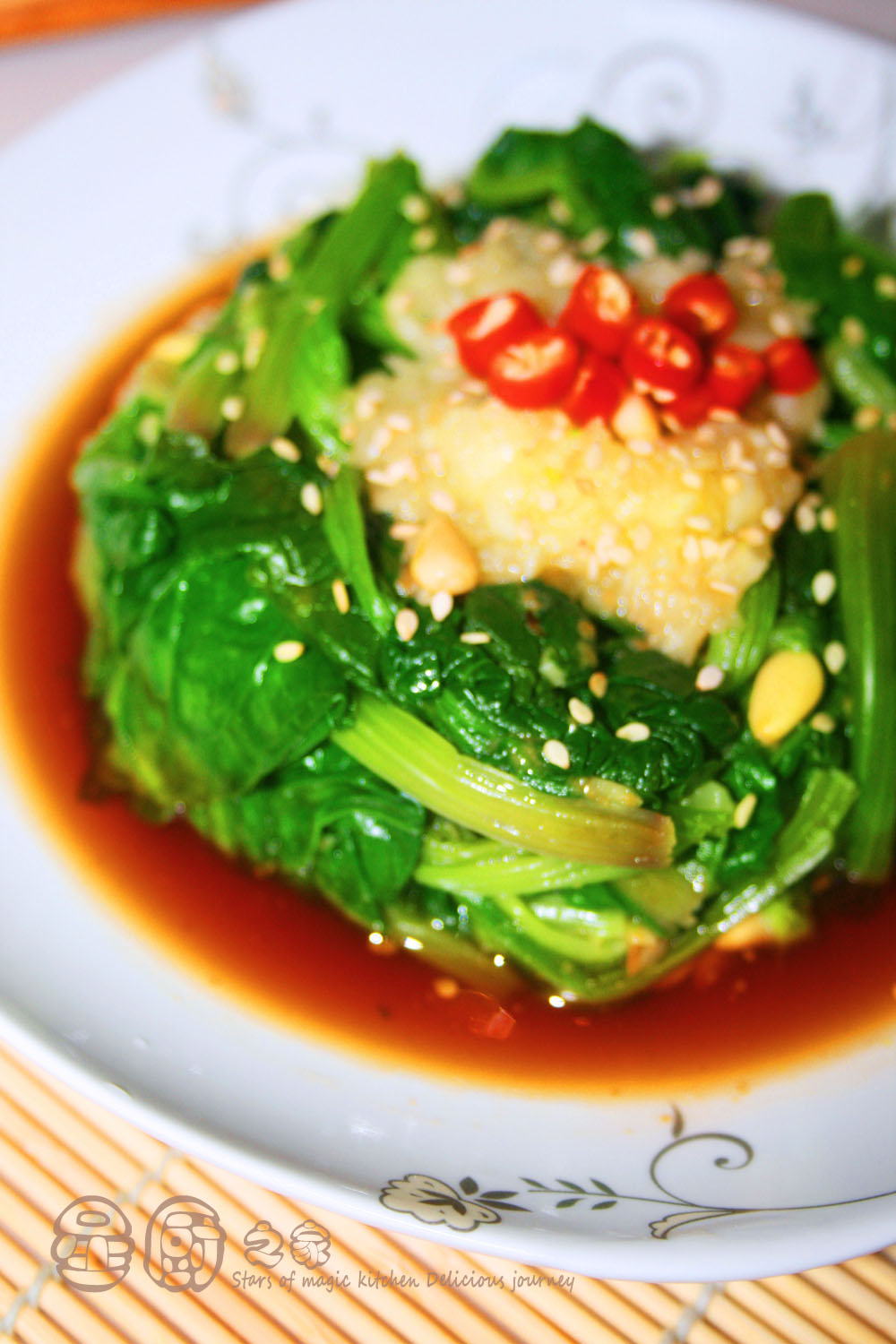 【貪嘴鹦之菠菜大變身，減肥新菜肴】松子菠菜盅的做法步驟：15