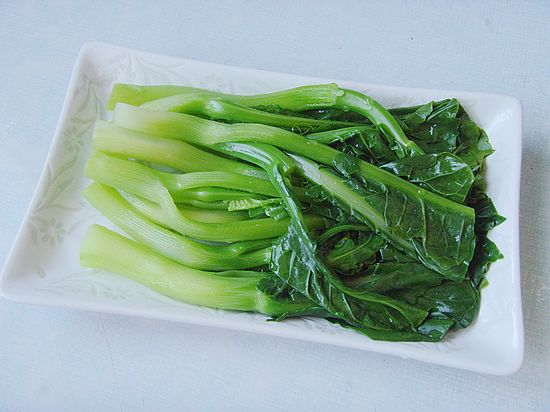 大餐後的清淡：白灼芥藍的做法步驟：5