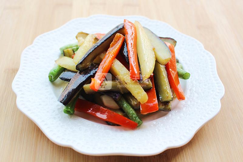 茄子土豆豆角的做法步驟：11