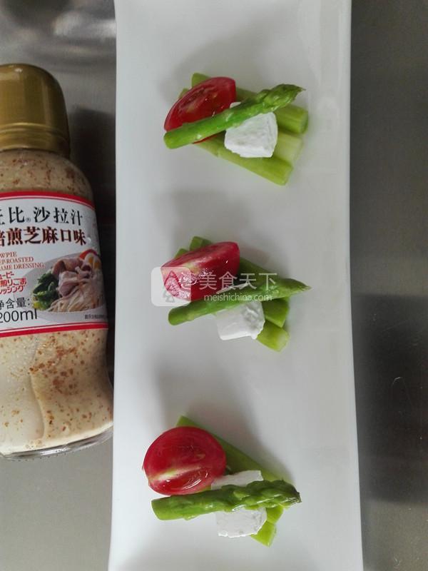 蘆筍奶酪沙拉的做法步驟：7