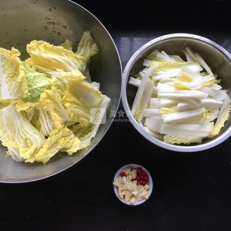 醋溜大白菜的做法步驟：3