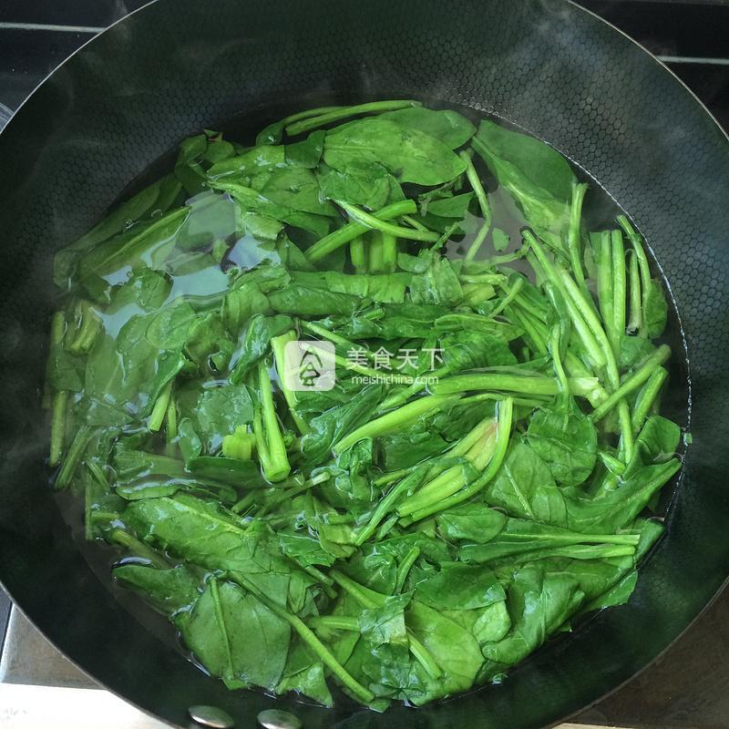 芥末拌菠菜的做法步驟：4