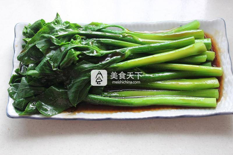 白灼芥藍的做法步驟：8