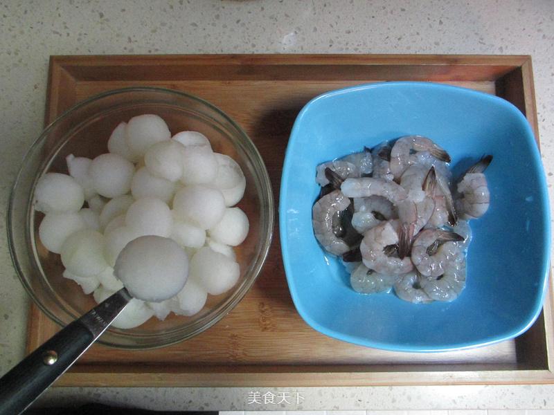 減肥降脂鮮湯——蝦球冬瓜湯的做法步驟：1