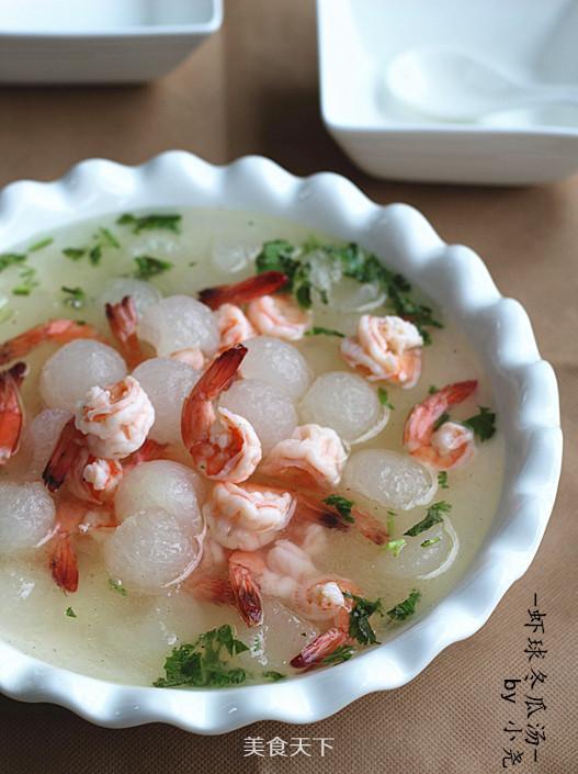 減肥降脂鮮湯——蝦球冬瓜湯的做法步驟：7