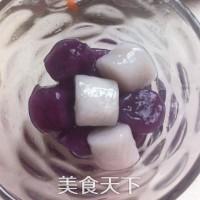 芋圓牛奶水果冰的做法步驟：7
