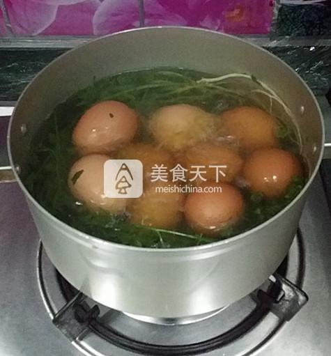 荠菜花煮雞蛋的做法步驟：5