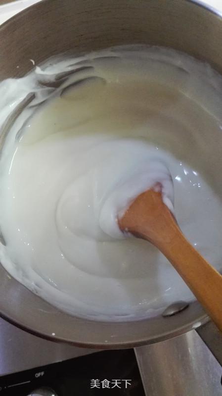 椰絲牛奶涼糕的做法步驟：8