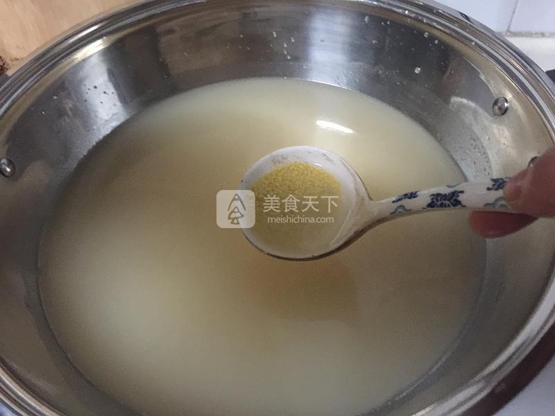 海參小米粥的做法步驟：3