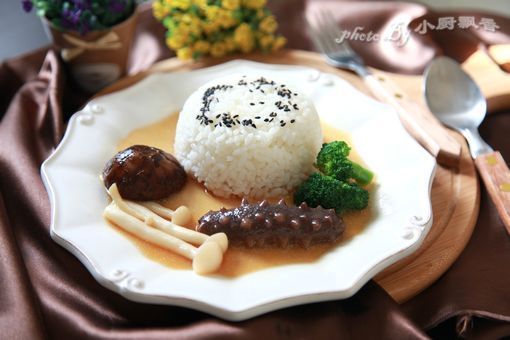 鮑汁海參撈飯的做法步驟：10