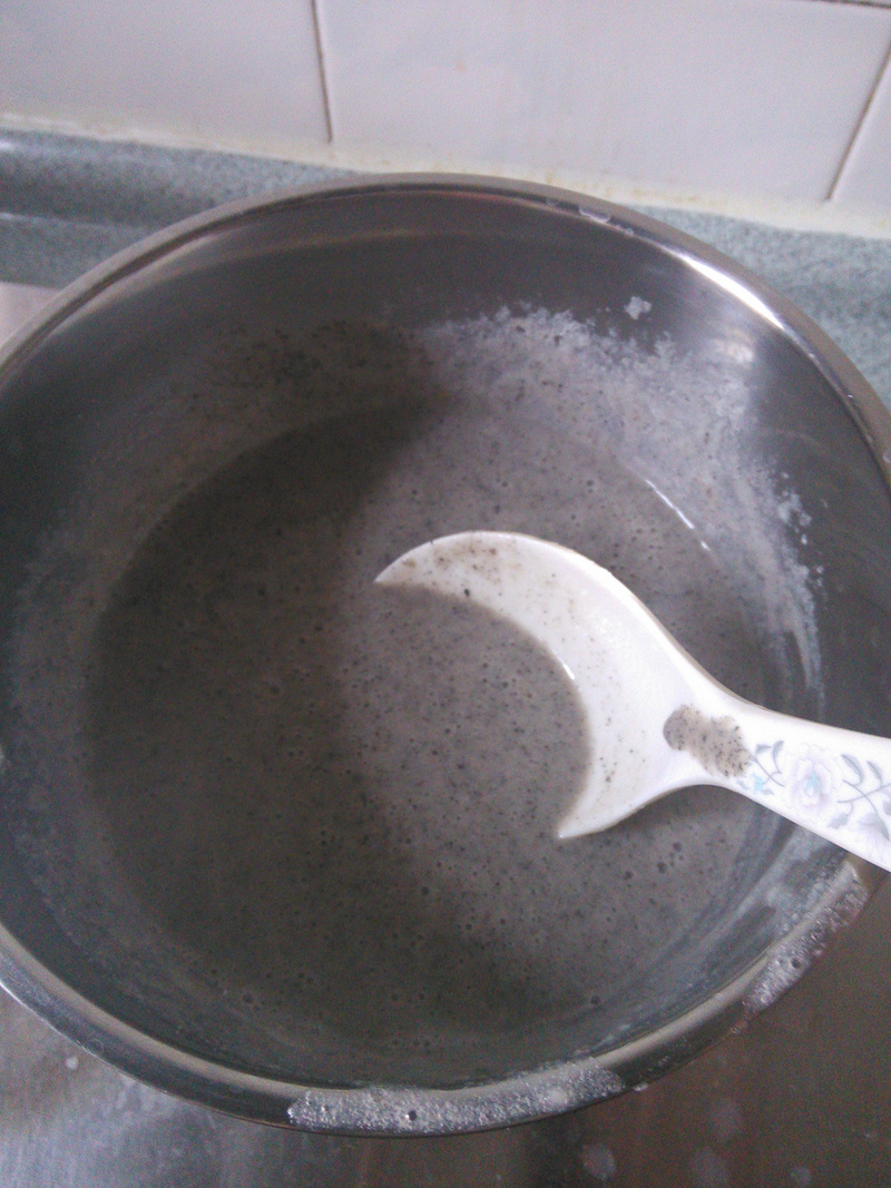 黑芝麻山藥糊的做法步驟：7