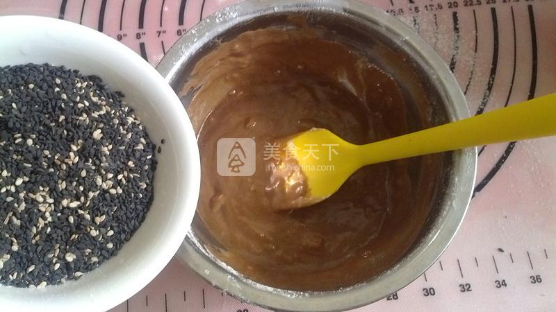 零廚藝版的紅糖芝麻香薄餅的做法步驟：7