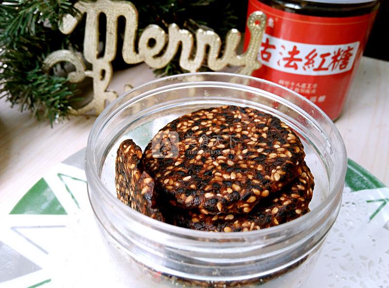 零廚藝版的紅糖芝麻香薄餅的做法步驟：12