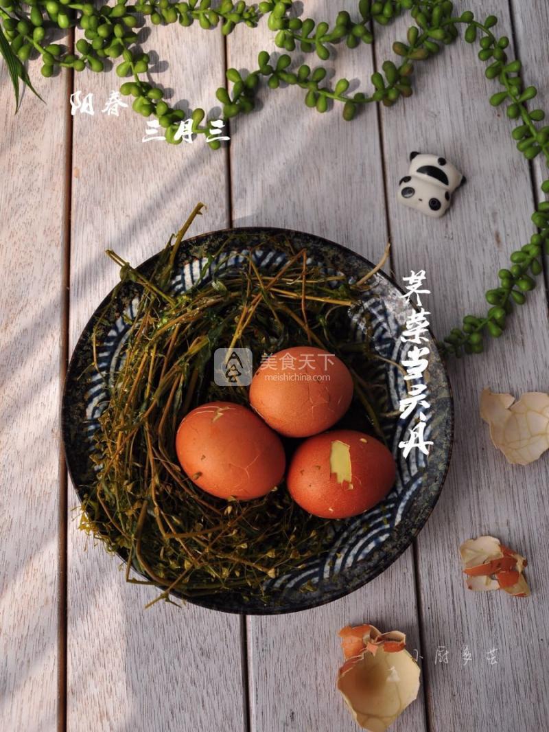 三月三～荠菜煮雞蛋的做法步驟：8