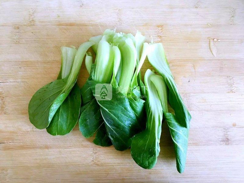 油菜雞蛋餅的做法步驟：1