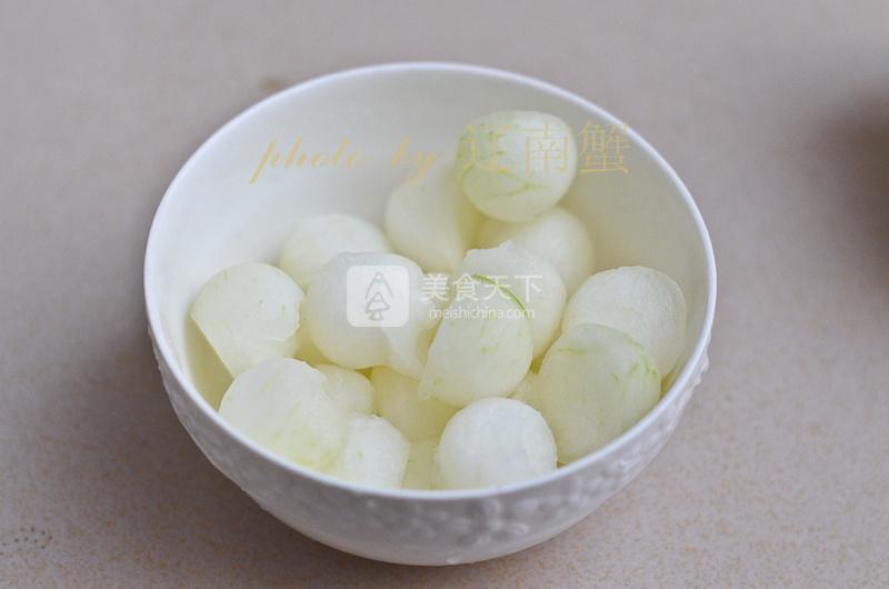 干貝冬瓜的做法步驟：2